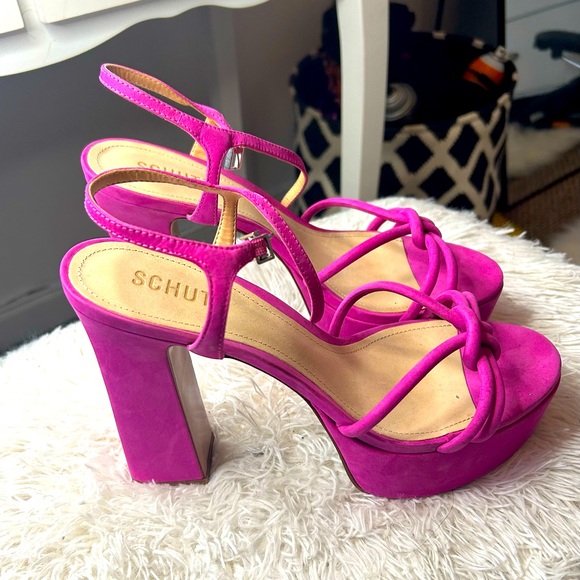 Hot Pink Shoes - Picture 2 of 3